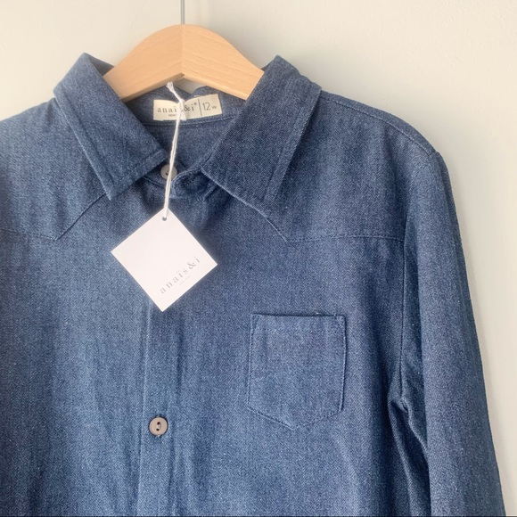 Anais & I Denim Button Down Shirt - Picture 2 of 4